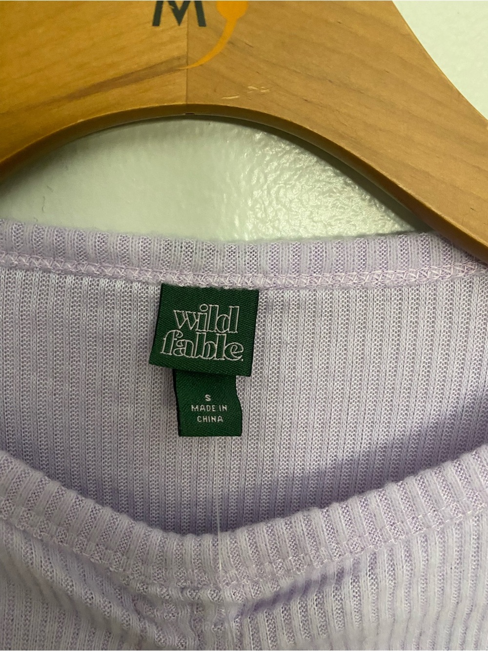 NWT Wild Fable Purple Keyhole Top - S - Picture 3 of 3